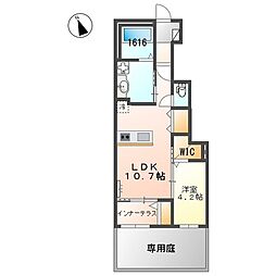 FeliceCasa 1LDKの間取図画像