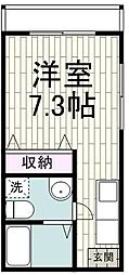 オンブラージュ ワンルームの間取図画像