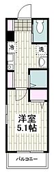 MELDIA Petia渋谷 1Kの間取図画像