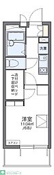 レオパレス寺尾台 1Kの間取図画像