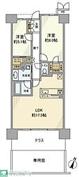 ファーストリンクレジデンス 2LDKの間取図画像