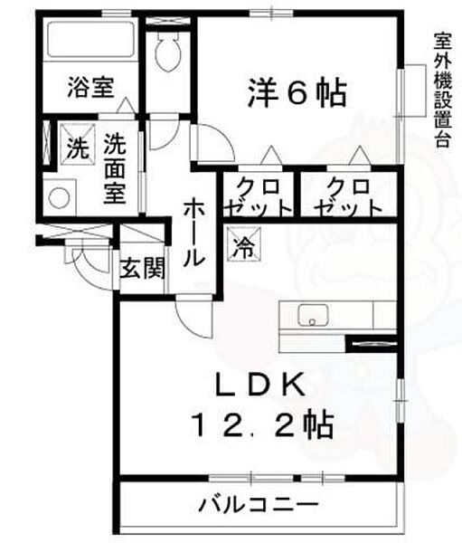 リヴィエール諏訪森 ｜大阪府堺市西区浜寺諏訪森町西１丁(賃貸アパート1LDK・2階・46.72㎡)の写真 その2