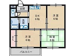 天美ローズマンション 4階/-
