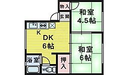 コーポ浜寺 1階/-