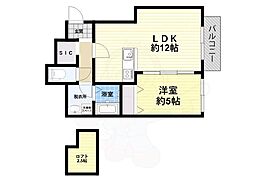 間取図画像 1LDK