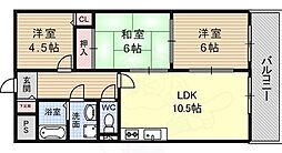 サンクレール21 3LDKの間取図画像