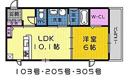 シャーメゾン市之町 1階