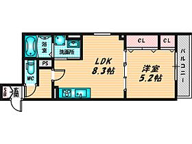 クリエオーレ菱江IV  ｜ 大阪府東大阪市菱江6丁目3-18（賃貸アパート1LDK・2階・34.85㎡） その2