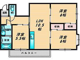 パストラーレ  ｜ 大阪府東大阪市鴻池元町6-21（賃貸マンション3LDK・4階・65.00㎡） その2