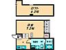 間取り：シンプルで使い勝手の良い間取り 