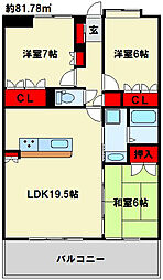 シャトレ大手町 N棟 3階