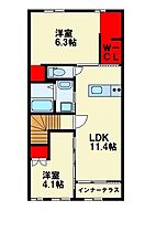 福岡県北九州市八幡東区東山２丁目2-7（賃貸アパート2LDK・2階・58.17㎡） その2