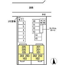 タウンコートカレラIII 102 ｜ 福岡県北九州市若松区桜町22-20（賃貸アパート1LDK・1階・40.39㎡） その15