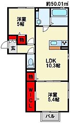 ソレイユひびきが丘 2階
