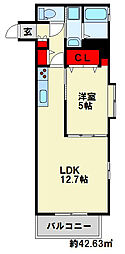 間取図画像 1LDK