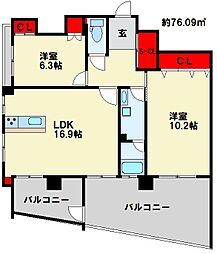 北九州都市モノレール小倉線 平和通駅 徒歩5分 2階/-