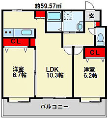 物件の間取り