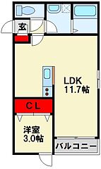 物件の間取り