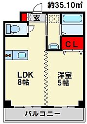 北九州都市モノレール小倉線 香春口三萩野駅 徒歩2分 5階/-
