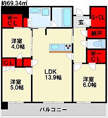 物件の間取り