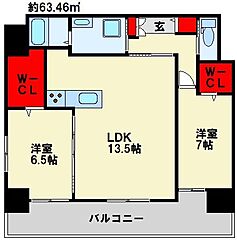 物件の間取り