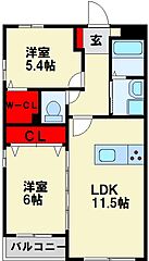物件の間取り