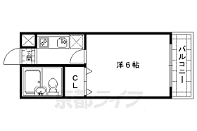 北斗ハイツ 107 ｜ 京都府京都市左京区松ケ崎桜木町（賃貸マンション1K・1階・16.45㎡） その2