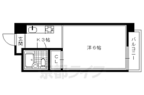 京都府京都市北区上賀茂荒草町（賃貸マンション1K・2階・19.23㎡） その2