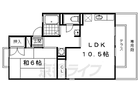 京都府京都市北区平野桜木町（賃貸アパート1LDK・1階・40.41㎡） その2