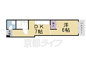 シャトーやなぎ 306 ｜ 京都府京都市上京区毘沙門町（賃貸マンション1DK・3階・30.00㎡） その2