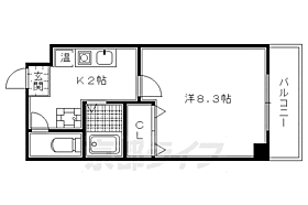 京都府京都市上京区中猪熊町（賃貸マンション1K・3階・22.42㎡） その2