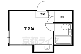 京都府京都市北区紫竹西野山町（賃貸アパート1R・1階・15.00㎡） その2