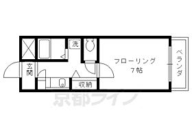 東方ビル 3-E ｜ 京都府京都市左京区田中西大久保町（賃貸マンション1K・3階・22.93㎡） その2