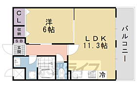 エルヴィータ安朱 303 ｜ 京都府京都市山科区安朱馬場ノ西町（賃貸マンション1LDK・3階・40.53㎡） その2