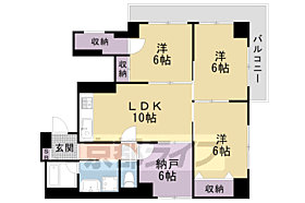 Ｕ　ｒｅｓｉｄｅｎｃｅ京都三条 1002 ｜ 京都府京都市中京区中島町（賃貸マンション3LDK・10階・76.47㎡） その2