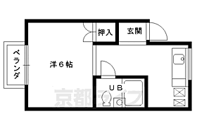 京都府京都市北区等持院中町（賃貸アパート1K・2階・19.23㎡） その2