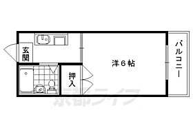 京都府京都市右京区鳴滝音戸山町（賃貸アパート1K・2階・19.44㎡） その2