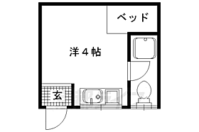 京都府京都市右京区太秦乾町（賃貸アパート1K・1階・9.92㎡） その2