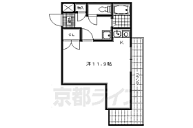 京都府京都市北区北野上白梅町（賃貸マンション1K・3階・30.67㎡） その2