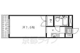 京都府京都市北区平野上柳町（賃貸マンション1K・2階・19.00㎡） その2