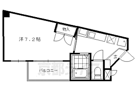 京都府京都市下京区下り松町（賃貸マンション1K・6階・20.88㎡） その2