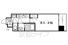 京都府京都市上京区尼ケ崎横町（賃貸マンション1K・3階・22.80㎡） その2