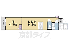 エスペランサ四条堀川 205 ｜ 京都府京都市下京区橘町（賃貸マンション1LDK・2階・30.10㎡） その2