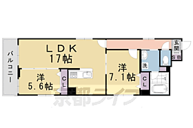 シャーメゾン洛央 202 ｜ 京都府京都市下京区永原町（賃貸マンション2LDK・2階・68.46㎡） その2