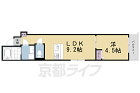 エスペランサ四条堀川 402 ｜ 京都府京都市下京区橘町（賃貸マンション1LDK・4階・30.10㎡） その2