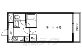 バレンシア花 105 ｜ 京都府京都市左京区田中里ノ内町（賃貸マンション1K・1階・27.54㎡） その2