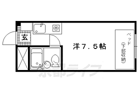 京都府京都市北区紫竹東桃ノ本町（賃貸マンション1K・3階・18.30㎡） その2