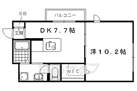 京都府京都市右京区西院乾町（賃貸マンション1DK・2階・40.37㎡） その2