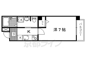 京都府京都市上京区西北小路町（賃貸マンション1K・4階・22.11㎡） その2