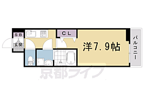 京都府京都市右京区太秦西蜂岡町（賃貸アパート1K・1階・26.15㎡） その2